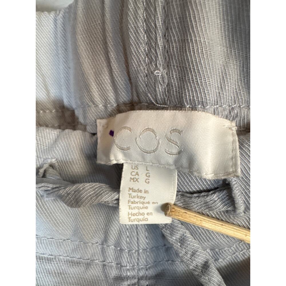 Cos Wide Leg Linen Drawstring Pants Womens Large Pull On Casual Lightweight - Picture 5 of 6